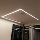 XXL Struttura Profilo 200 cm bianco senza copertura per strisce LED