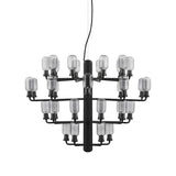 XXL Design Kronleuchter Amp Ø85cm Rauchschwarz