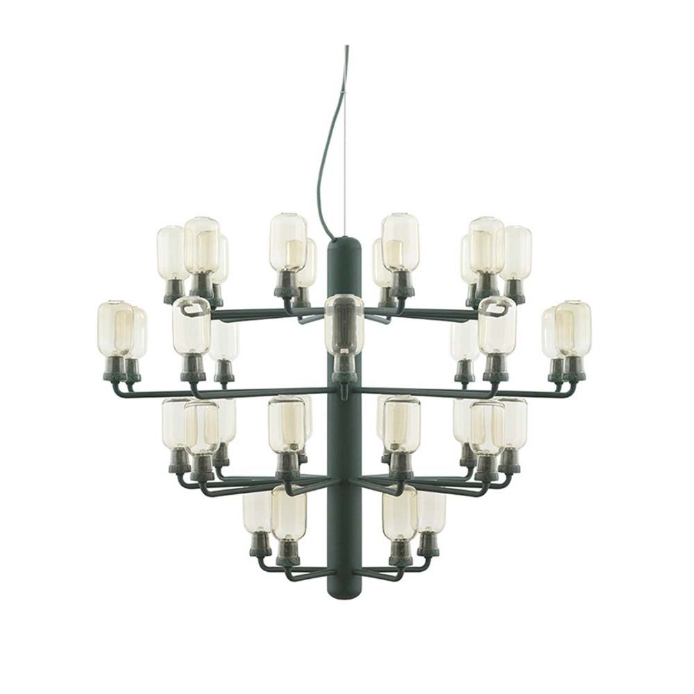 XXL Design Lüster Amp Ø85cm Gold, zielony