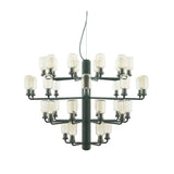 XXL Design Lüster Amp Ø85cm Gold, zielony