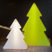 XXL LED Baum Pinus 160cm Akku + Solar IP65, leuchtender Dekobaum in Weiß und Grün für den Außenbereich