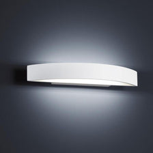 Yona LED applique murale 37, 5cmcm 1980lm blanche sur un mur avec une lumière diffuse et un design élégant.