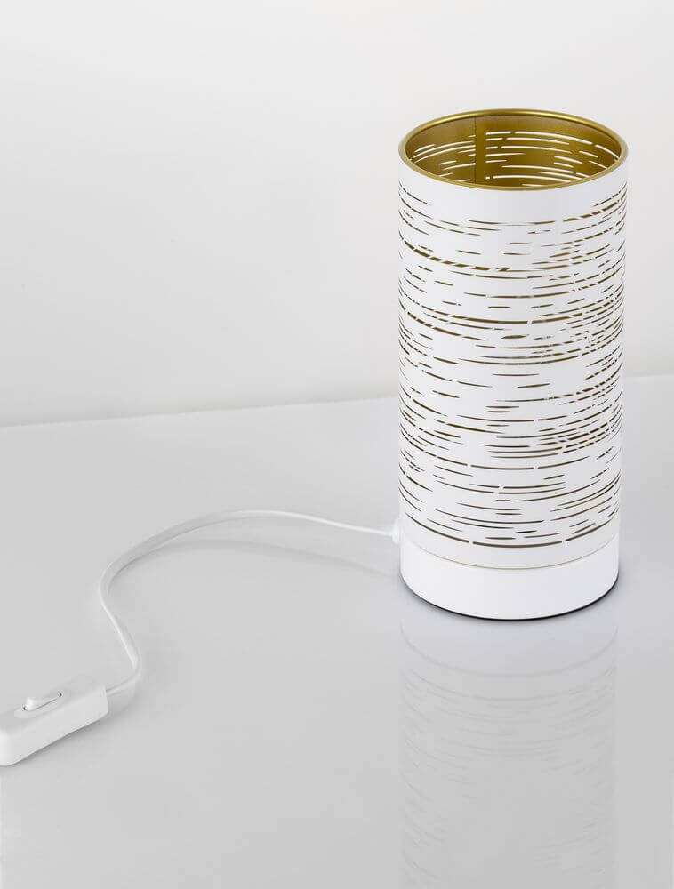 Lámpara de mesa de Zane E14 Ø 10 cm