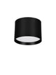 Alt Tag: Ziaza LED Deckenleuchte Ø 12cm 3000K schwarzer zylindrischer Deckenaufbauleuchte modern