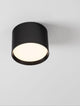 Alt Tag: Ziaza LED Deckenleuchte Ø 12cm 3000K schwarz zylindrische Aufbaumontage warmweiß