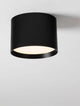 Ziaza LED Deckenleuchte Ø 12cm 3000K schwarz zylindrische Deckeneinbauleuchte warmweiß
