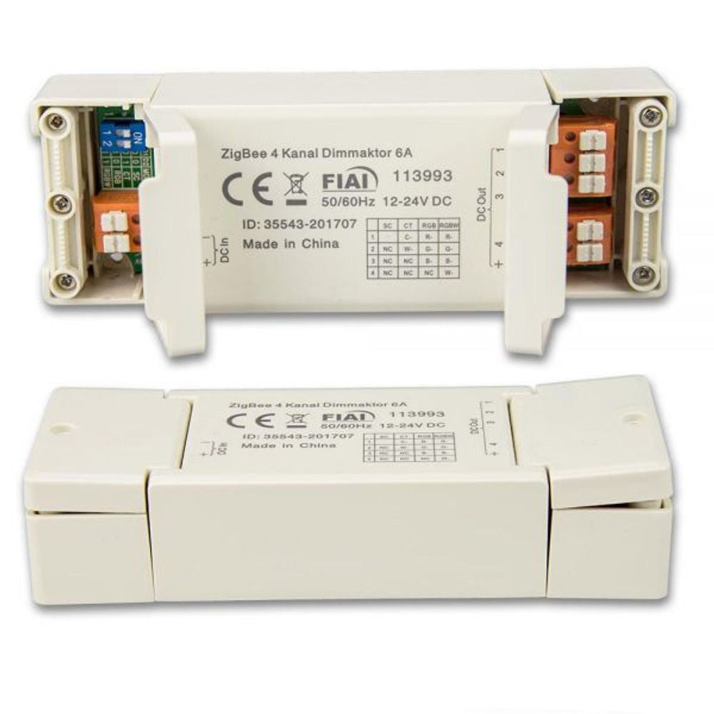 ZigBee Mesh 4 Kanal Dimmaktor für LED Flexbänder und Spots 12-24V