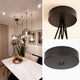 s.luce Modular multiple canopy 1-6 outlets Ø 15cm