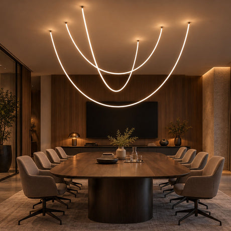 s.luce Arion LED suspension et plafonnier tube lumineux 