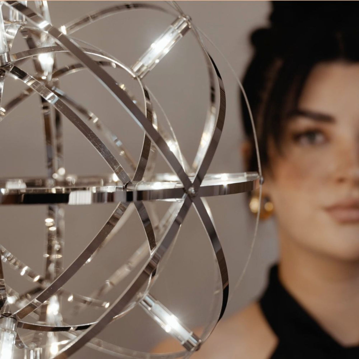 s.luce Atom LED Lámpara colgante múltiple Cluster de 3 luces 