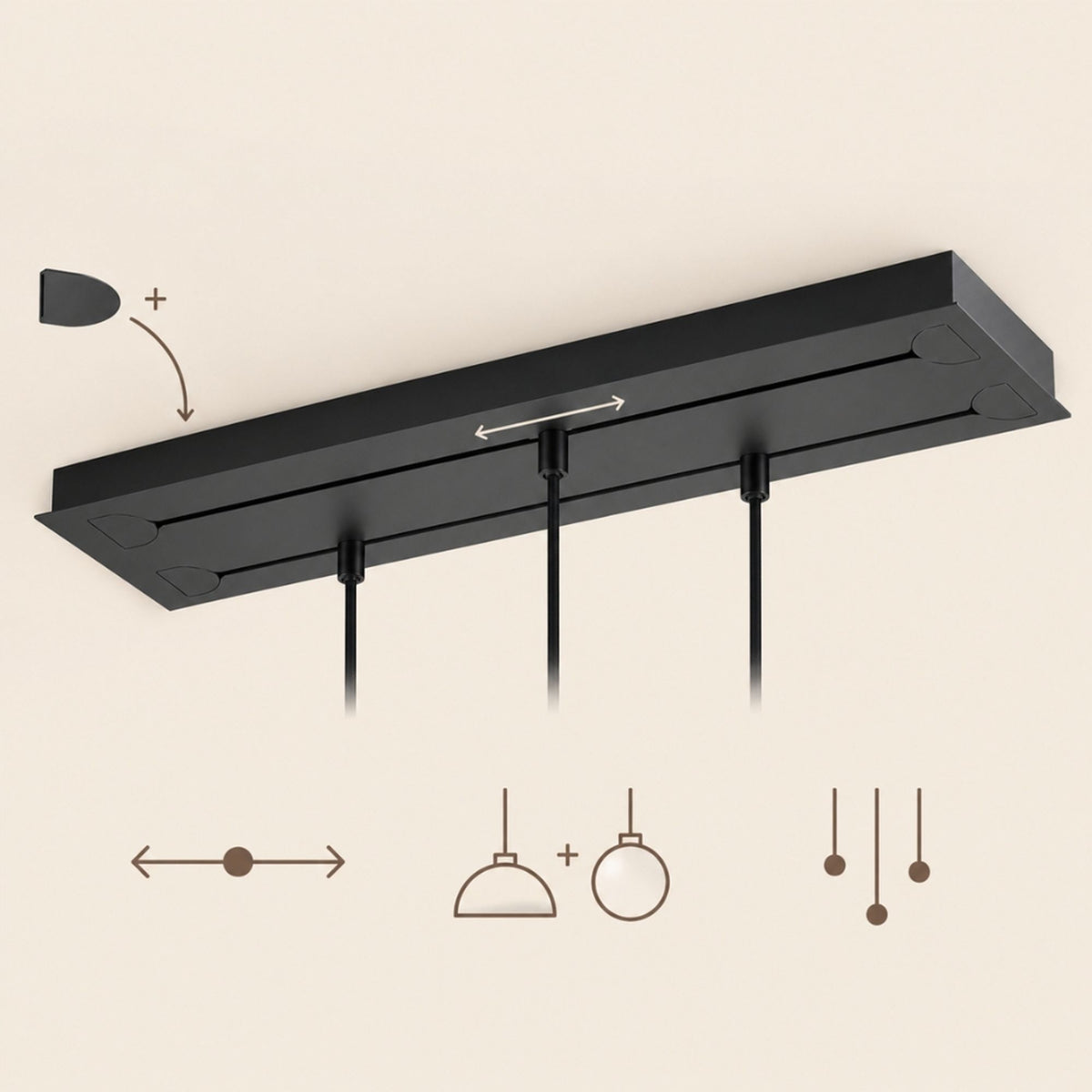 s.luce Toldo modular de vigas rectangulares multi-llama