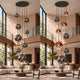s.luce Baldaquin de luminaires suspendus modulaires multiples