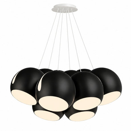s.luce Ball Lámpara colgante múltiple Cluster de 7 luces 7x30 cm 
