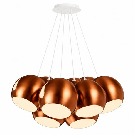 s.luce Ball Lámpara colgante múltiple Cluster de 7 luces 7x30 cm 