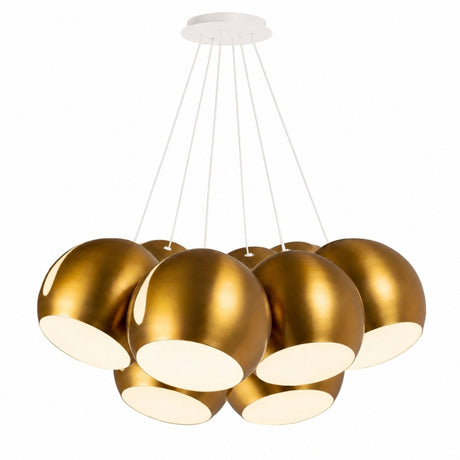 s.luce Ball Lámpara colgante múltiple Cluster de 7 luces 7x30 cm 