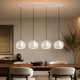 s.luce Ball Dining table pendant lamp Ø 30cm adjustable shade 120cm 