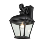 Lanterna de parede exterior Bayview, 1 luz IP44 Preto 42cm (1)