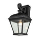 Lanterna da parete per esterni Bayview a 1 luce IP44 Nero 42cm (1)