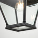 Lanterna da parete per esterni Bayview a 1 luce IP44 Nero 42cm (4)