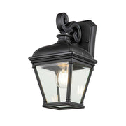 Bayview outdoor wall lantern 1-light IP44 Black Ø18cm (1)