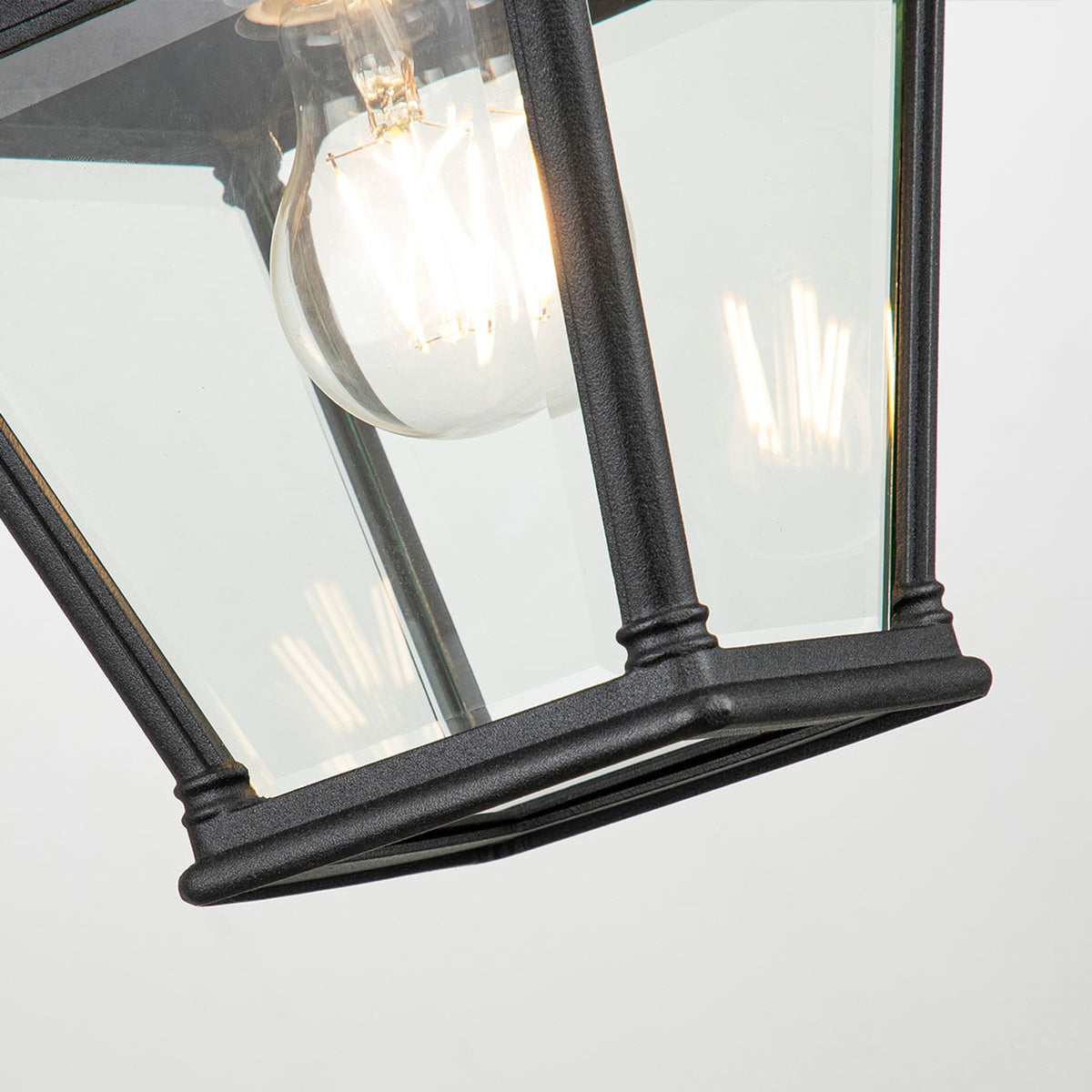 Farol de pared exterior Bayview de 1 luz IP44 Negro Ø18cm (4)