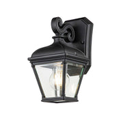Lanterna de parede exterior Bayview 1-luz IP44 Preto (1)