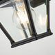 Lanterna da parete da esterno Bayview a 1 luce IP44 Nero (2)