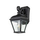 Lanterna da parete da esterno Bayview a 1 luce IP44 Nero (5)