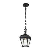 Außen-Pendelleuchte Bayview 1-flammig IP44 Schwarz Ø18cm (1)