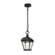 Außen-Pendelleuchte Bayview 1-flammig IP44 Schwarz Ø18cm (1)