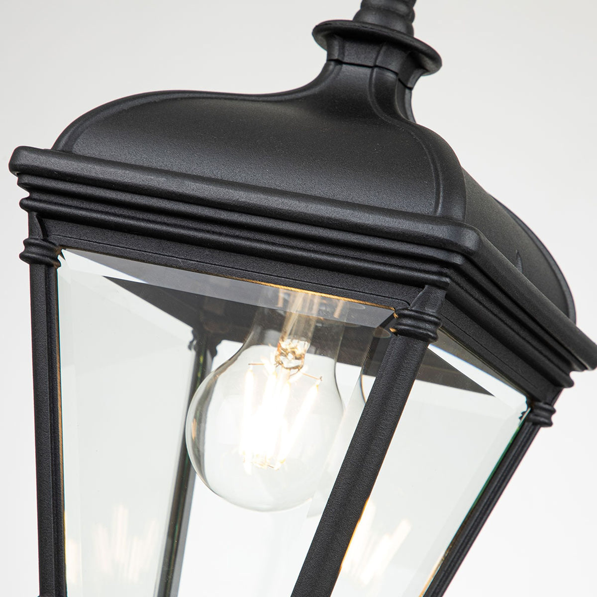 Außen-Pendelleuchte Bayview 1-flammig IP44 Schwarz Ø18cm (2)