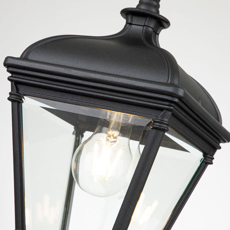 Außen-Pendelleuchte Bayview 1-flammig IP44 Schwarz Ø18cm (2)