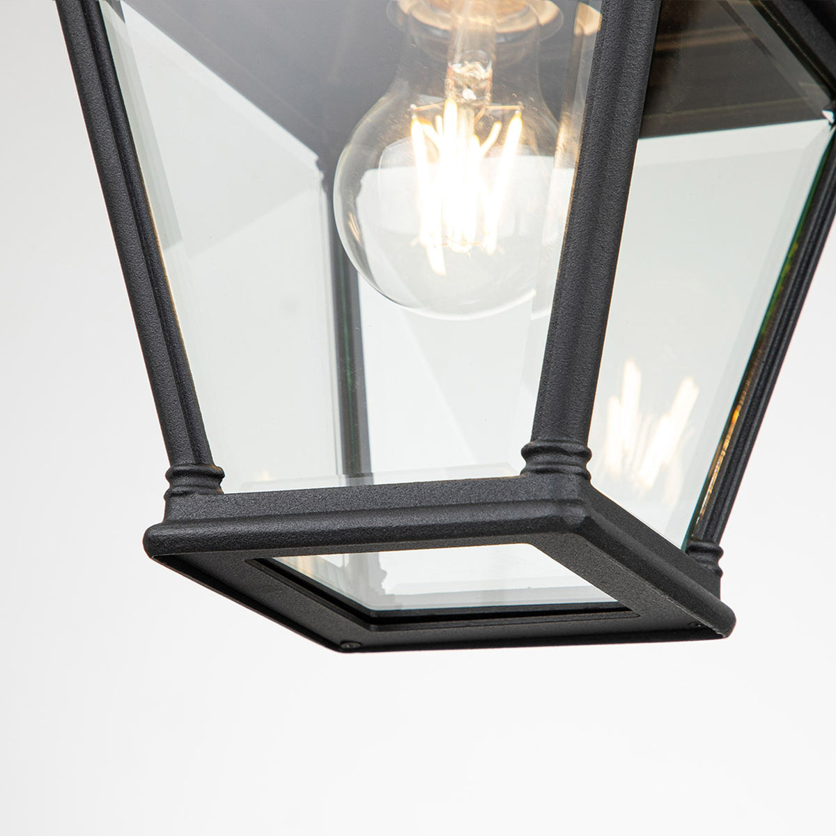 Außen-Pendelleuchte Bayview 1-flammig IP44 Schwarz Ø18cm (4)