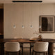s.luce Beam LED pendellampe til spisebord i bjelkeform 120 cm 