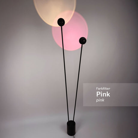 s.luce Beam Glas Farbfilter in Pink für beeindruckende Lichtakzente und farbige Lichtstimmung