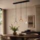 s.luce Belluna eettafel hanglamp 3-lichts 120cm