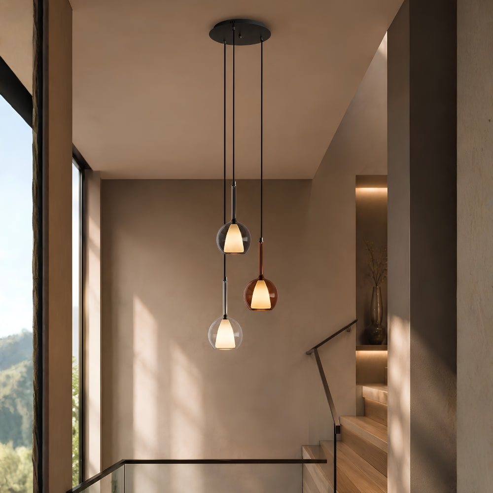 s.luce Belluna gallery light 3 luzes Ø 40cm canopy