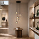 s.luce Belluna gallery light 5 llamas Ø 60cm dosel
