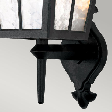 Außen-Wandlaterne Canterbury 1-flammig Schwarz 44cm (2)