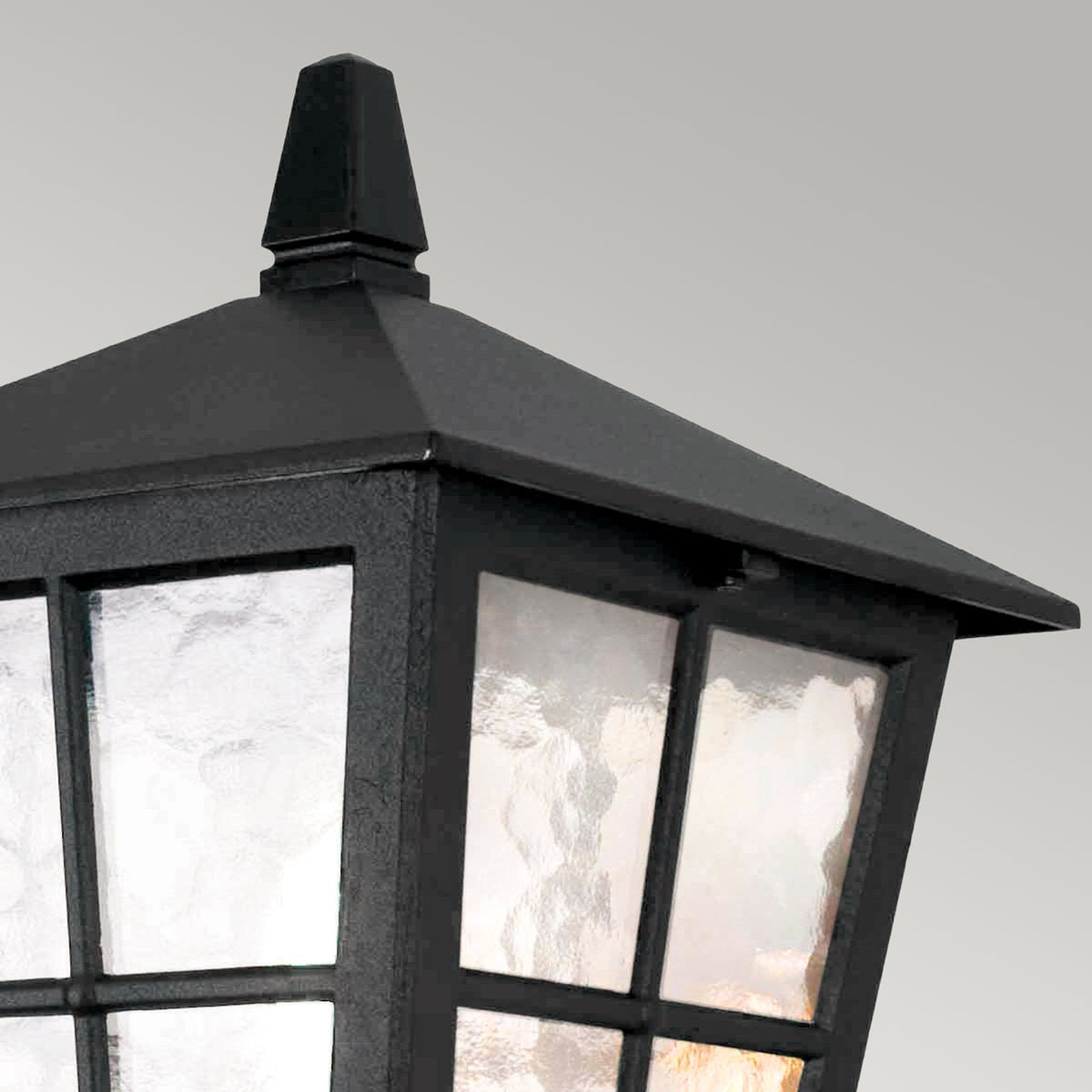 Outdoor wall lantern Canterbury 1-light Black 44cm (4)