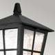 Outdoor wall lantern Canterbury 1-light Black 44cm (4)