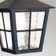 Outdoor pendant light Canterbury 1-light glass IP43 Black (3)