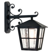 Außen-Wandlaterne Canterbury 1-flammig Glas IP43 Schwarz (1)