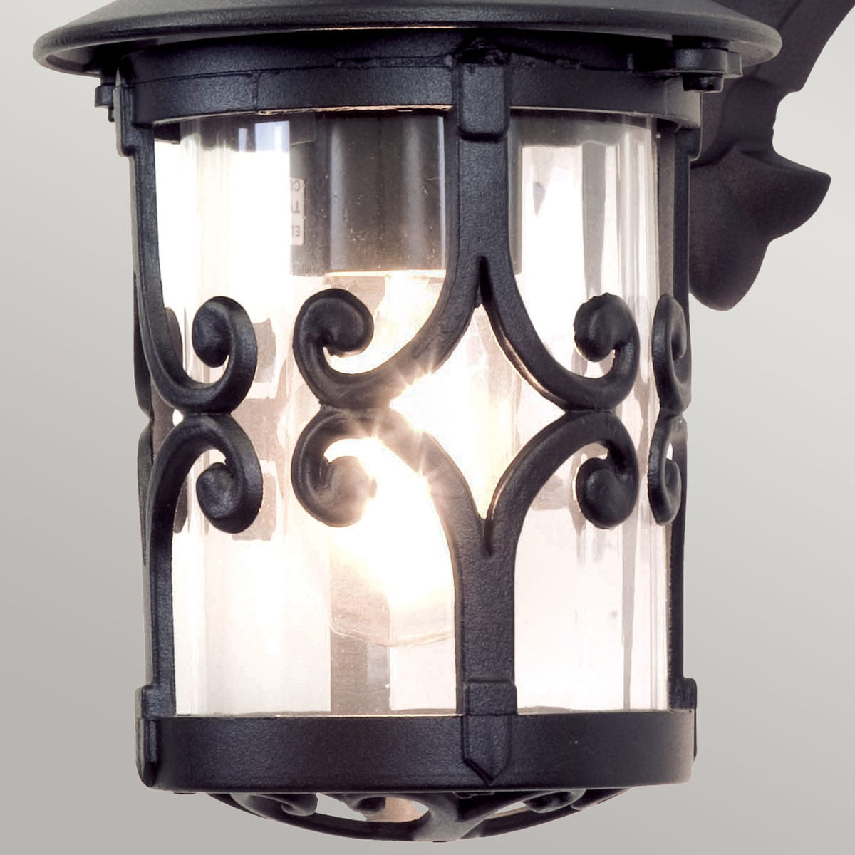 Outdoor wall lantern Hereford 1-light Black 15x31cm (3)