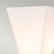 Bowtie bathroom wall light, 1-light, with opal glass IP44 black (3)
