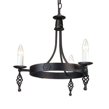 Lampadario Belfry a 3 luci classico Nero 48cm (1)