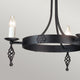 Kronleuchter Belfry 3-flammig klassisch Schwarz 48cm (3)