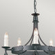 Kronleuchter Belfry 5-flammig Schwarz Ø 60cm (2)