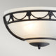 Wandleuchte Carisbrooke 1-flammig mit Alabasterglas (2)