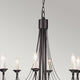 Carisbrooke chandelier 8-light Black Ø 86cm (3)